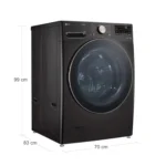 Lavadora LG Carga Frontal 25 Kilos WM25BV2S6BR Negro - Image 2