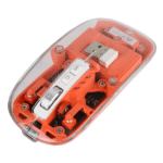 Mouse Inalámbrico 2.4G Transparent Recargable LH104 | Diseño moderno y silencioso - Image 3